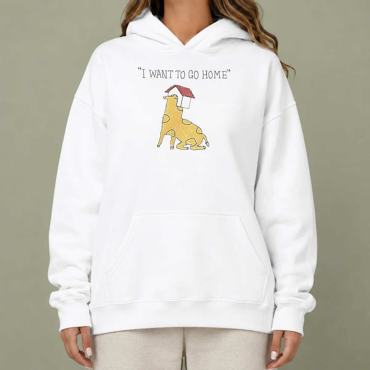 Funny Pretty I Want To Go Home Hoodie