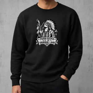 Good Awesome Indigenous Peoples Day Proud Keeper Stencil Sweater