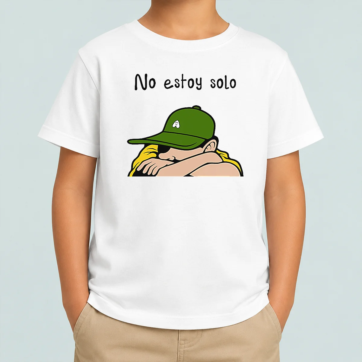 Good Awesome No Estoy Solo Charlie Brown Snoopy And Peanuts Gang Hug Kids T-Shirt