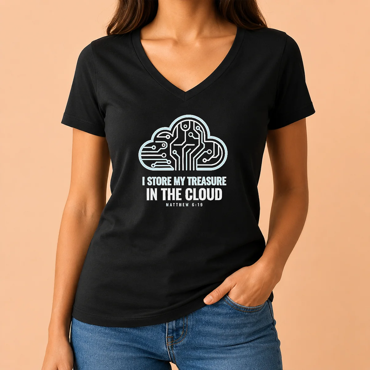 Good Official I Store My Treasure V-Neck Shirt Good Official I Store My Treasure V-Neck Shirt