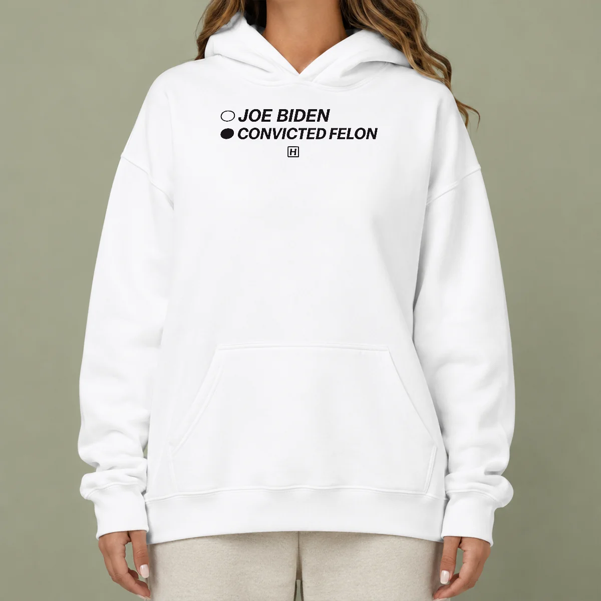 Good Pretty Joe Biden Convicted Felon Political Election Hoodie