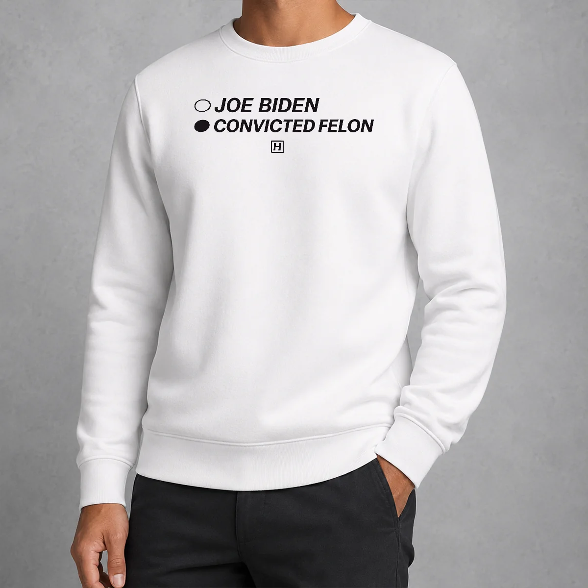 Good Pretty Joe Biden Convicted Felon Political Election Sweater