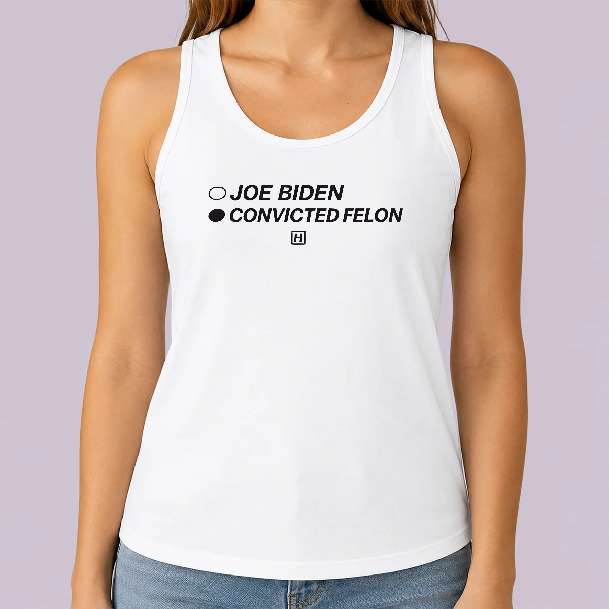 Good Pretty Joe Biden Convicted Felon Political Election Tank Top