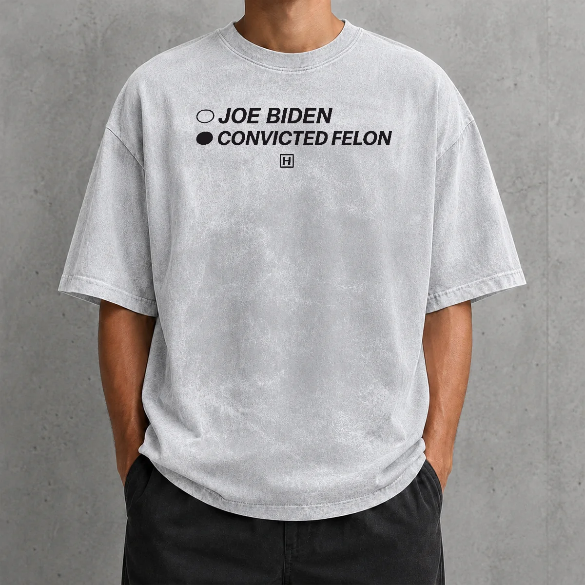 Good Pretty Joe Biden Convicted Felon Political Election Washed T-Shirt