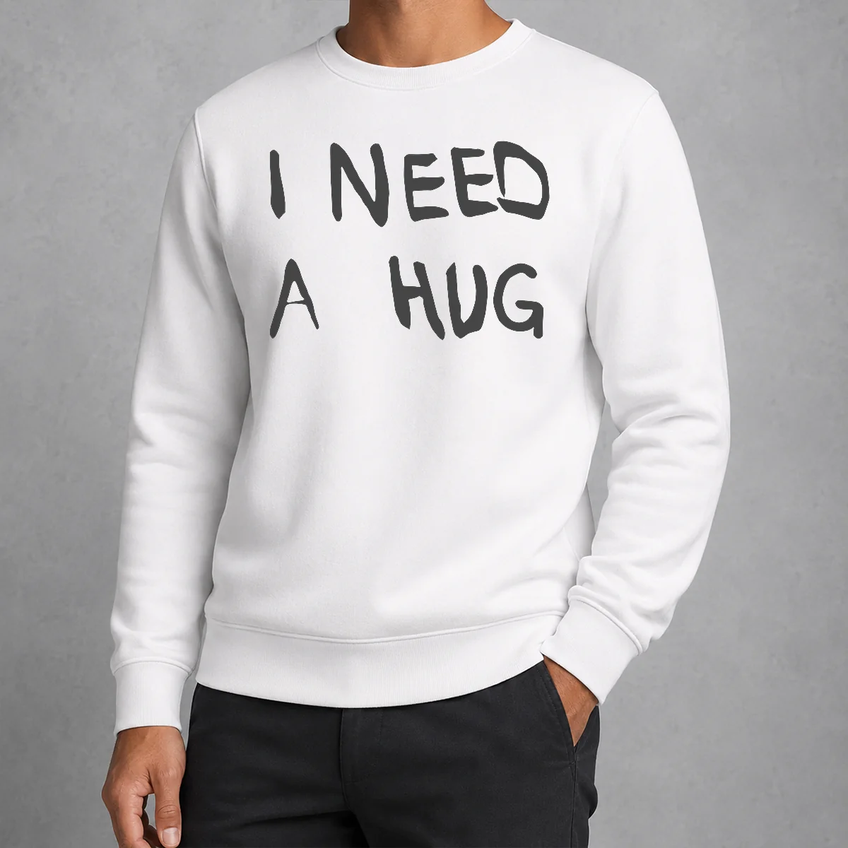 Hot Nice I Need A Hug Affection Comfort Mental Health Sweater