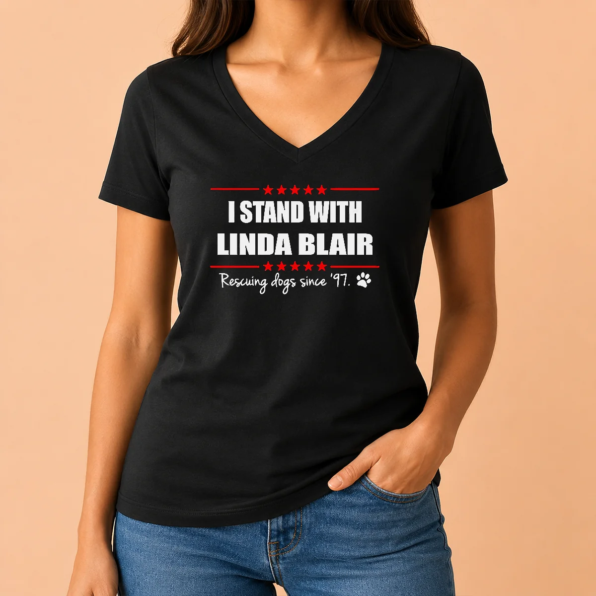 Hot Premium Pretty I Stand With V-Neck Shirt Hot Premium Pretty I Stand With V-Neck Shirt