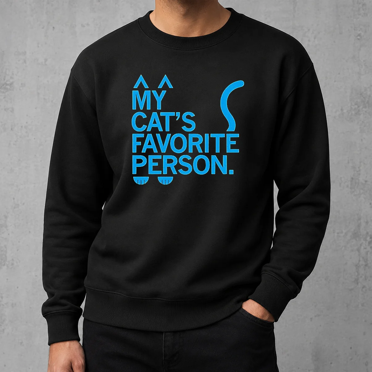 Hot Top My Cat'S Favorite Person Cat Lover Pet Owner Sweater