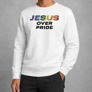 Nice Good Jesus Over Pride Sweater
