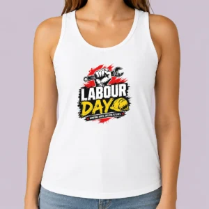 Premium Official Labour Day Fist Wrench Building Futures Grunge Tank Top