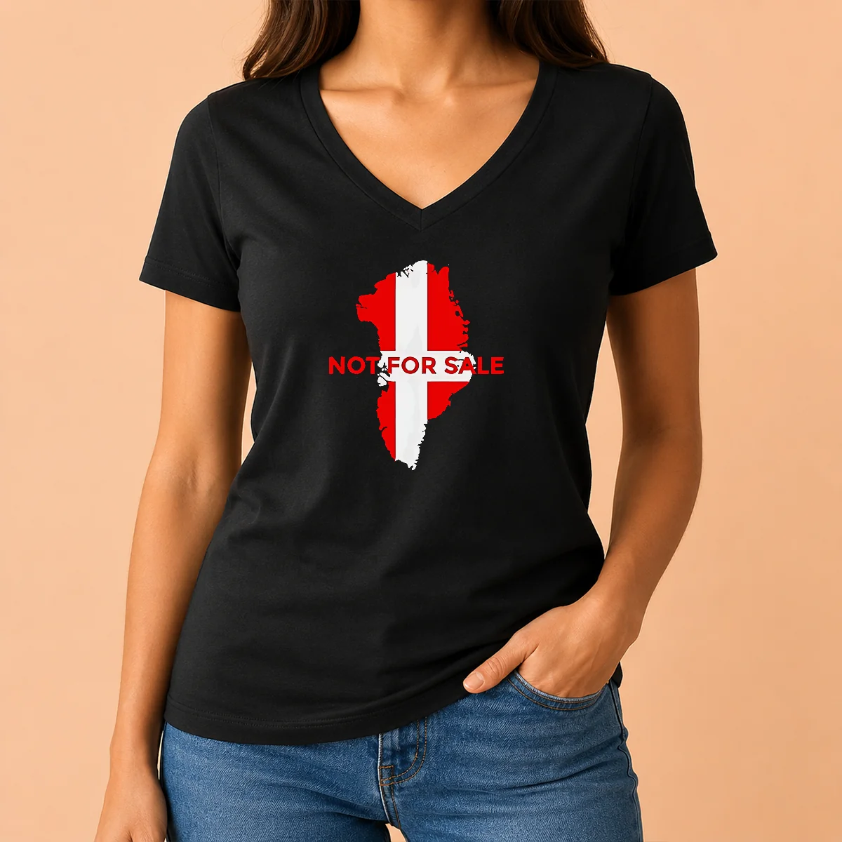 Pretty Nice Top Greenland Not For V-Neck Shirt Pretty Nice Top Greenland Not For V-Neck Shirt